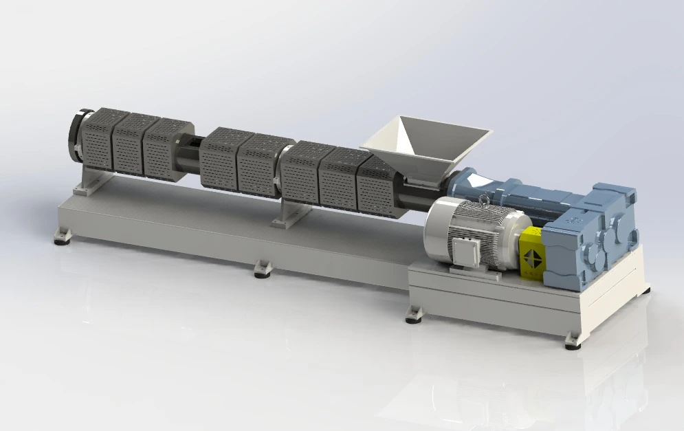 Torloju bikoitzeko plastikoa birziklatzeko extruder eskaera Afrikako bezeroarentzat