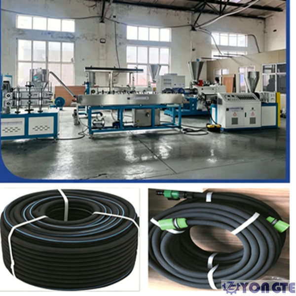 Indian Bezeroentzako Goma Seepage Pipe Produkzio Linea onartzeko proba