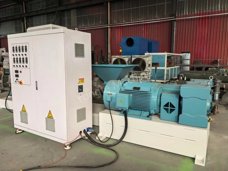 parallel double screw extrusion machine